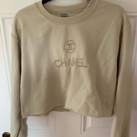 CHANEL Sweaters - CHANEL Cropped Hoodie